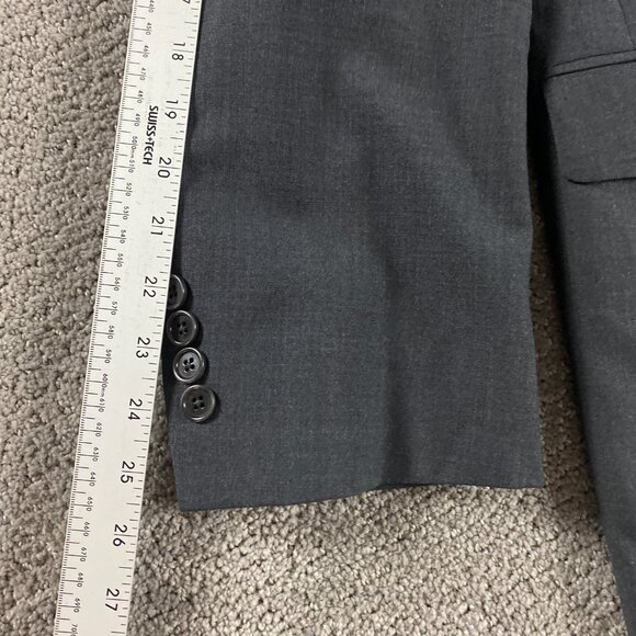 Brooks Brothers 346 Stretch Suit Men's 45R Pants 38x33 Measures 38x30 Gray - Picture 8 of 16